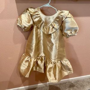 Gold Holiday Dress